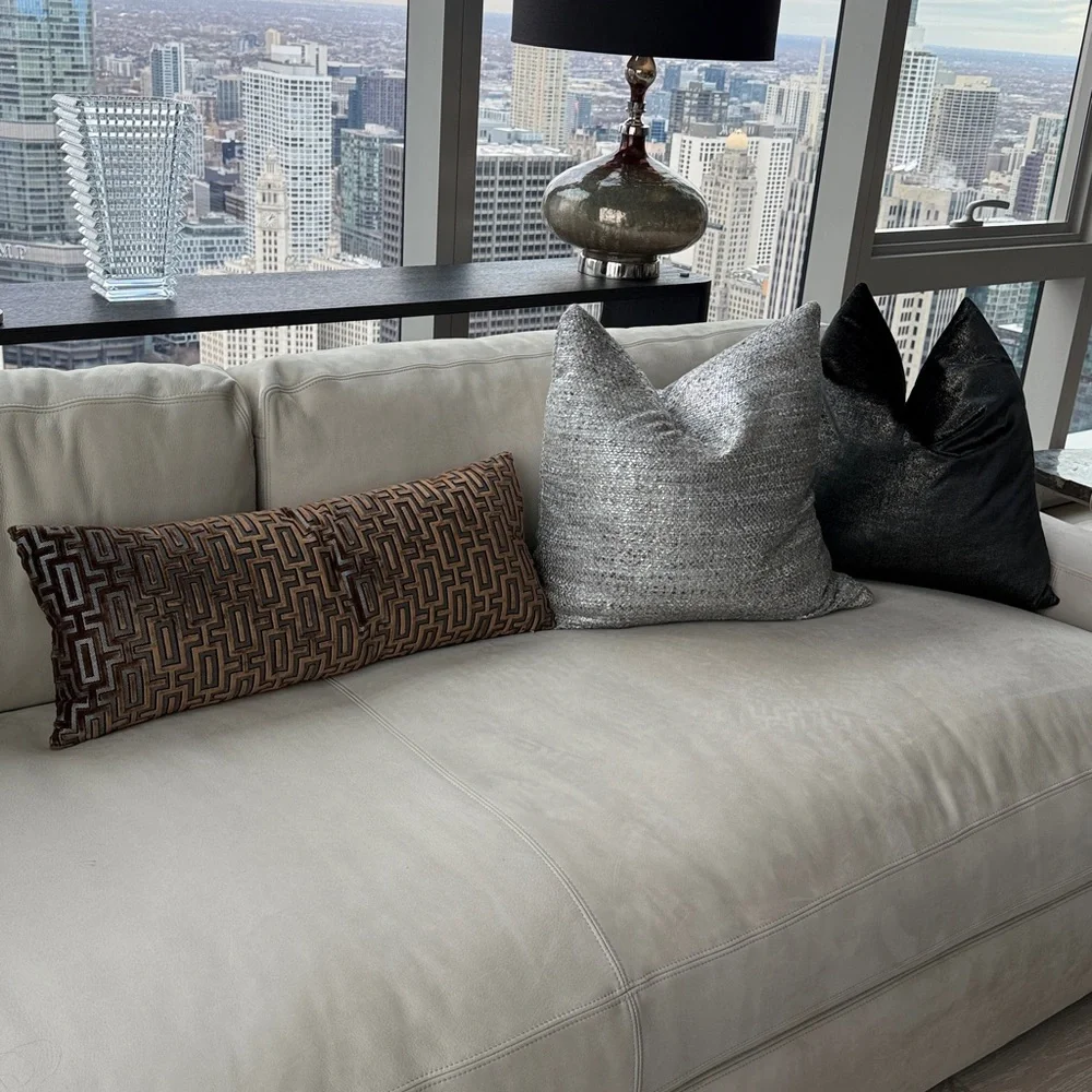 2 D.V. KAP HOME inspired Bergman Decorative Feather/Down Lumbar Pillows